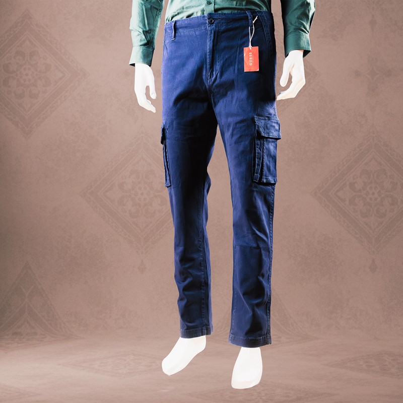 Men's Denim Cargo Pant