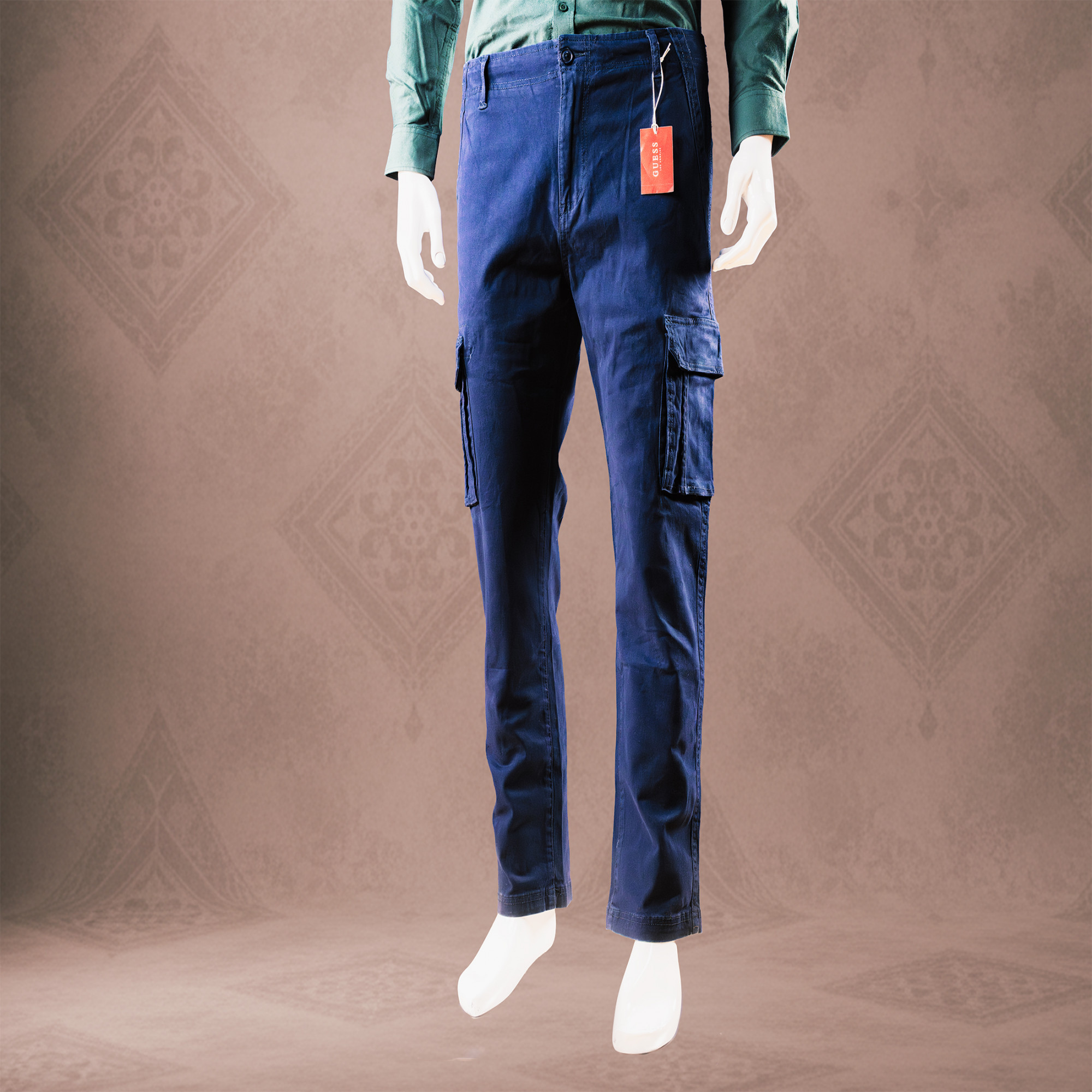 Men's Denim Cargo Pant